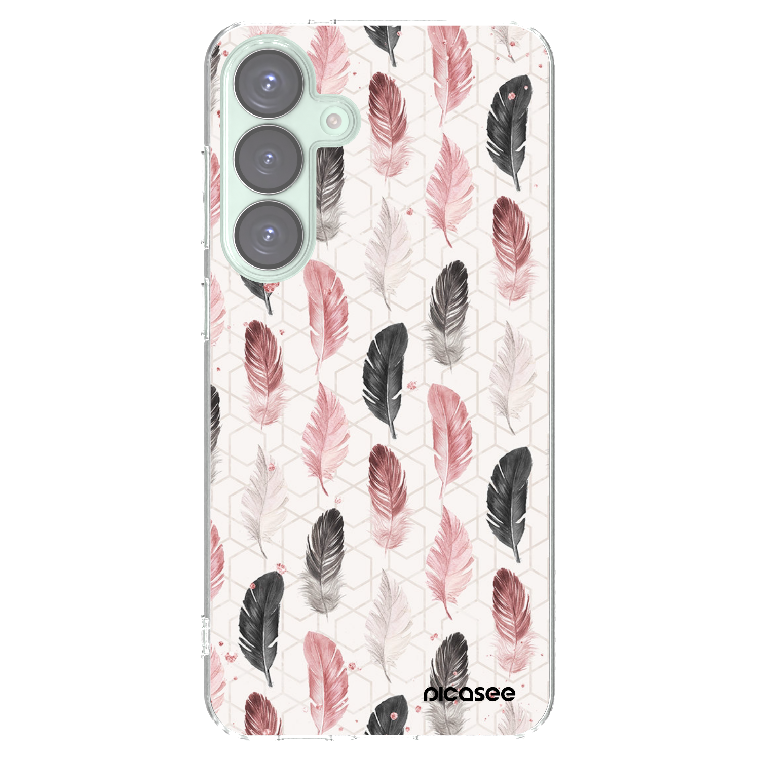 Picasee silikonowe przeźroczyste etui na Samsung Galaxy S25+ 5G - Feder 2