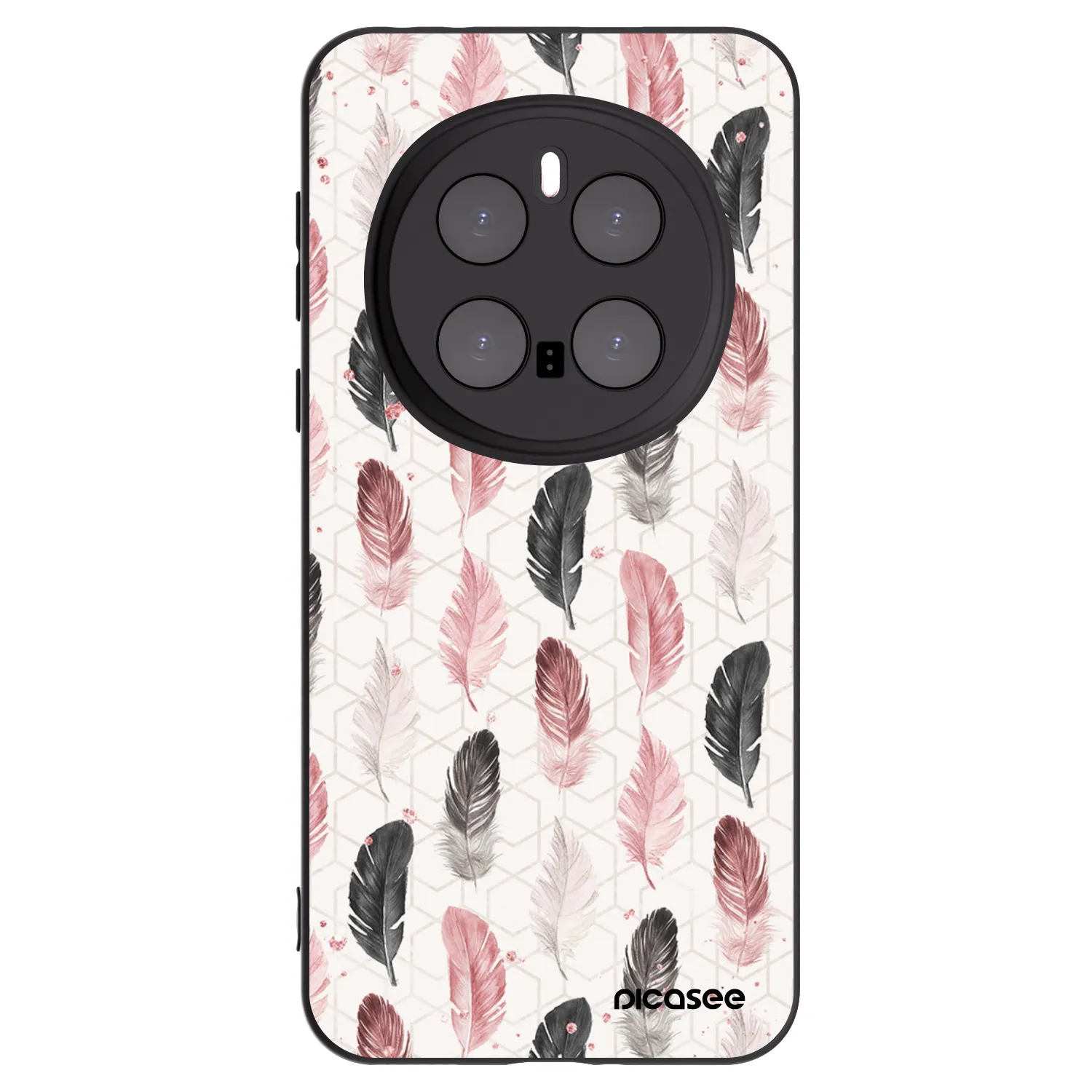 Picasee silikonowe czarne etui na Honor Magic7 Pro 5G - Feder 2