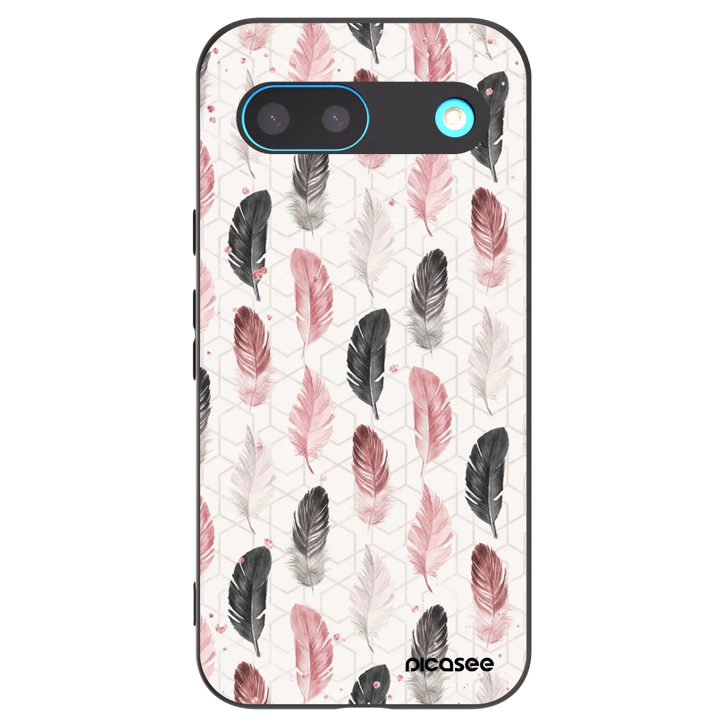 Picasee silikonowe czarne etui na Google Pixel 8 - Feder 2