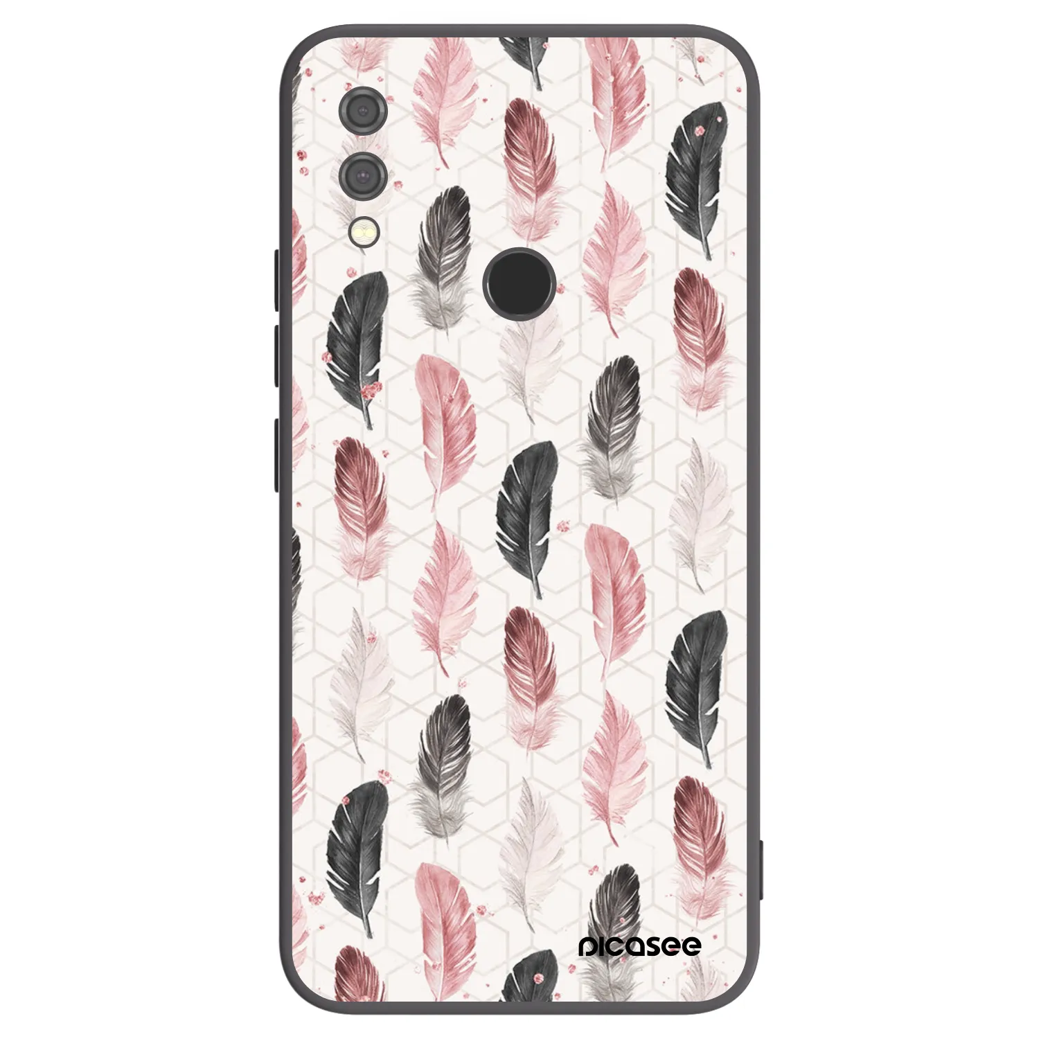Picasee silikonowe czarne etui na Xiaomi Redmi Note 7 - Feder 2