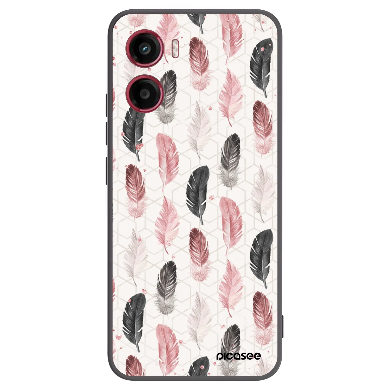 Picasee silikonowe czarne etui na Motorola Moto G05 - Feder 2