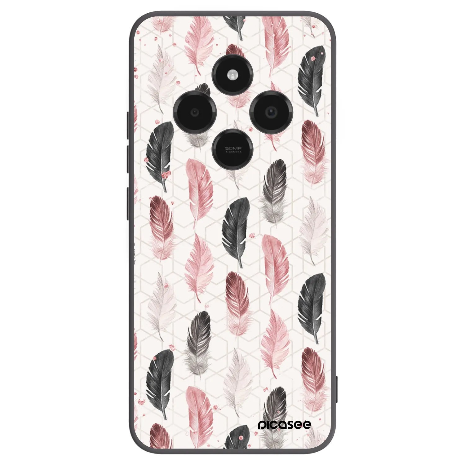 Picasee silikonowe czarne etui na Xiaomi Poco C75 - Feder 2
