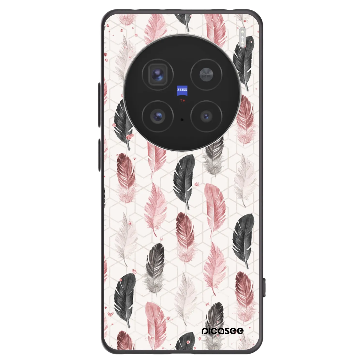 Picasee silikonowe czarne etui na Vivo X200 Pro - Feder 2