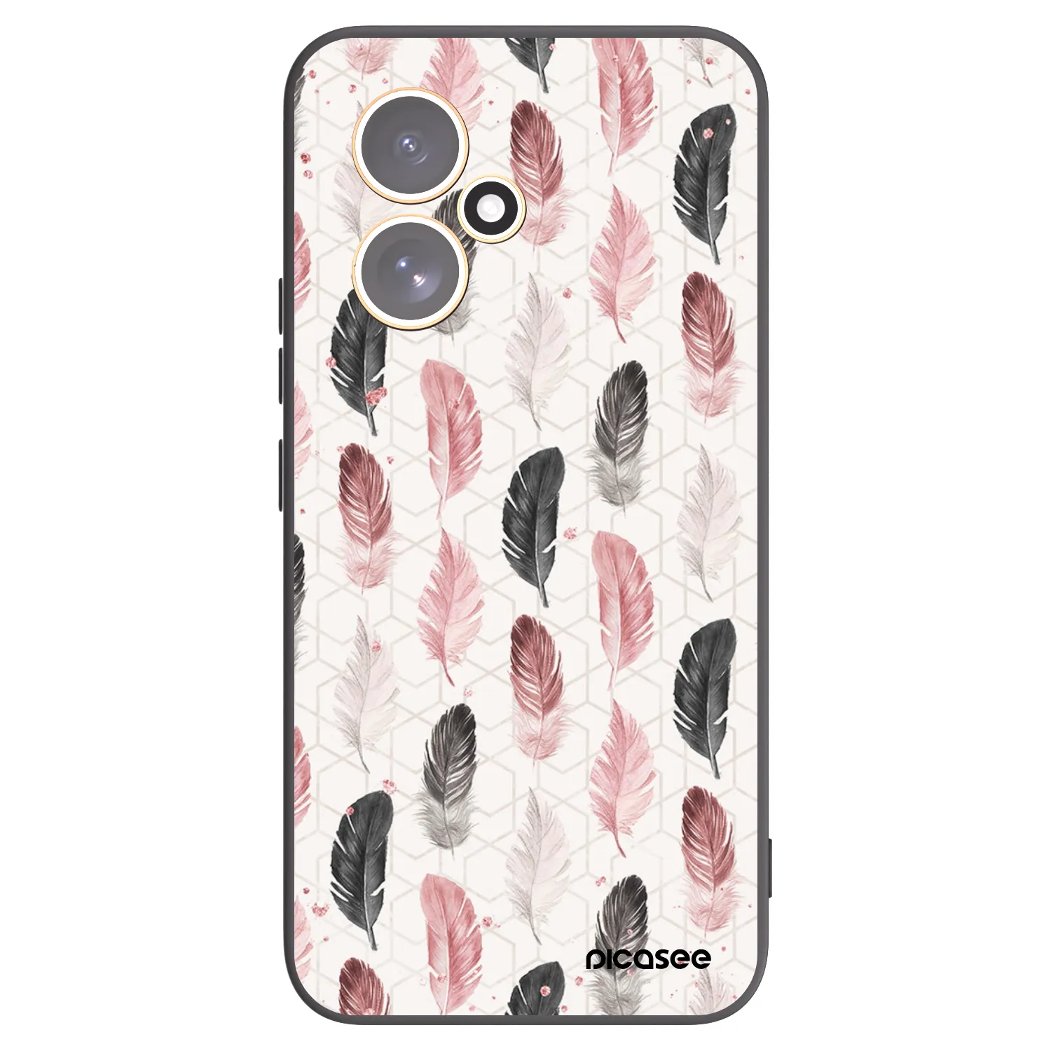 Picasee silikonowe czarne etui na Honor 400 5G - Feder 2