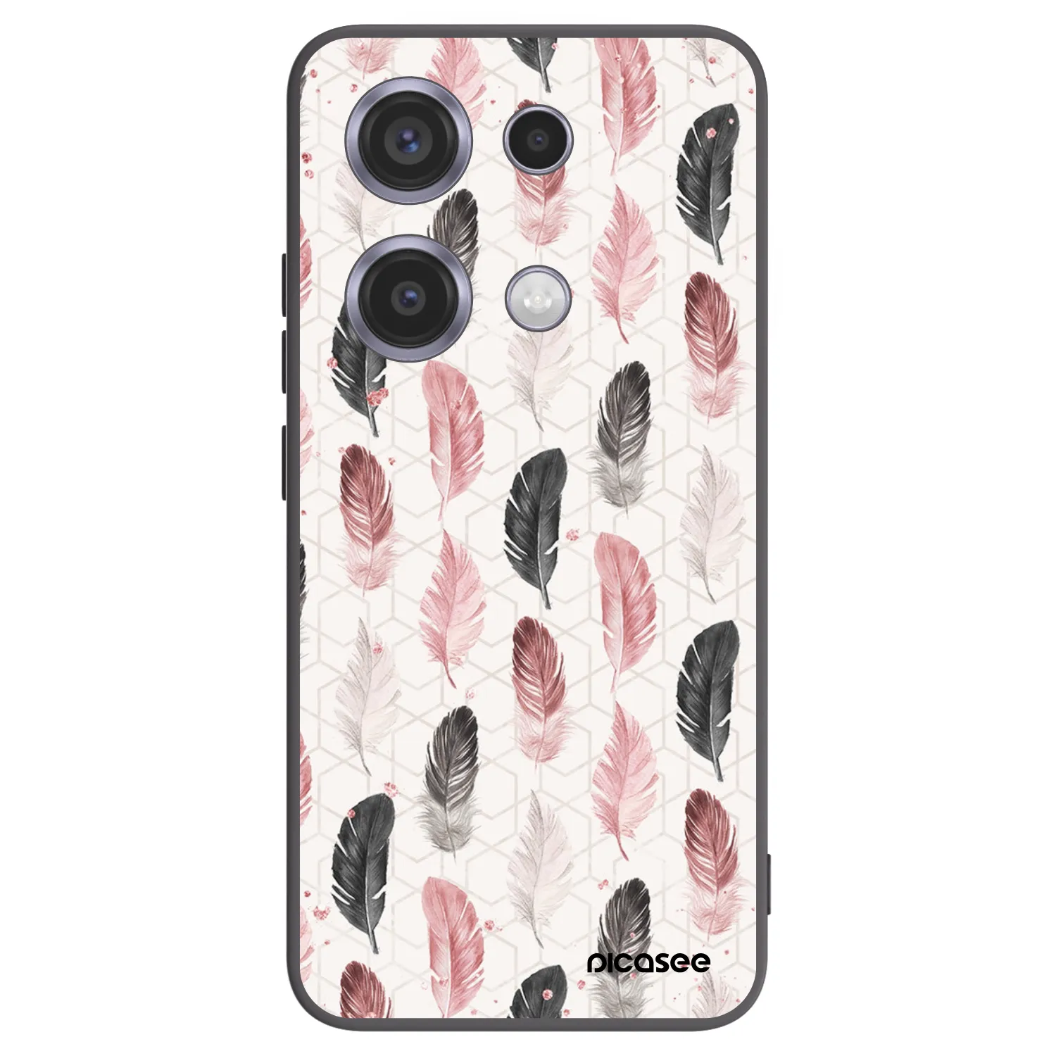 Picasee silikonowe czarne etui na Xiaomi Redmi Note 14S - Feder 2