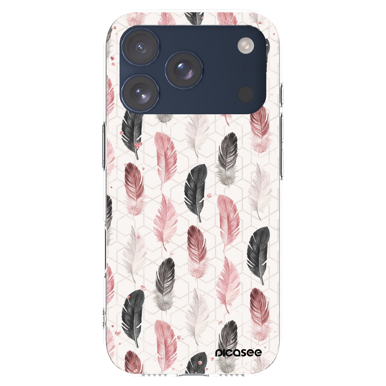 Picasee silikonowe przeźroczyste etui na Apple iPhone 17 Pro - Feder 2