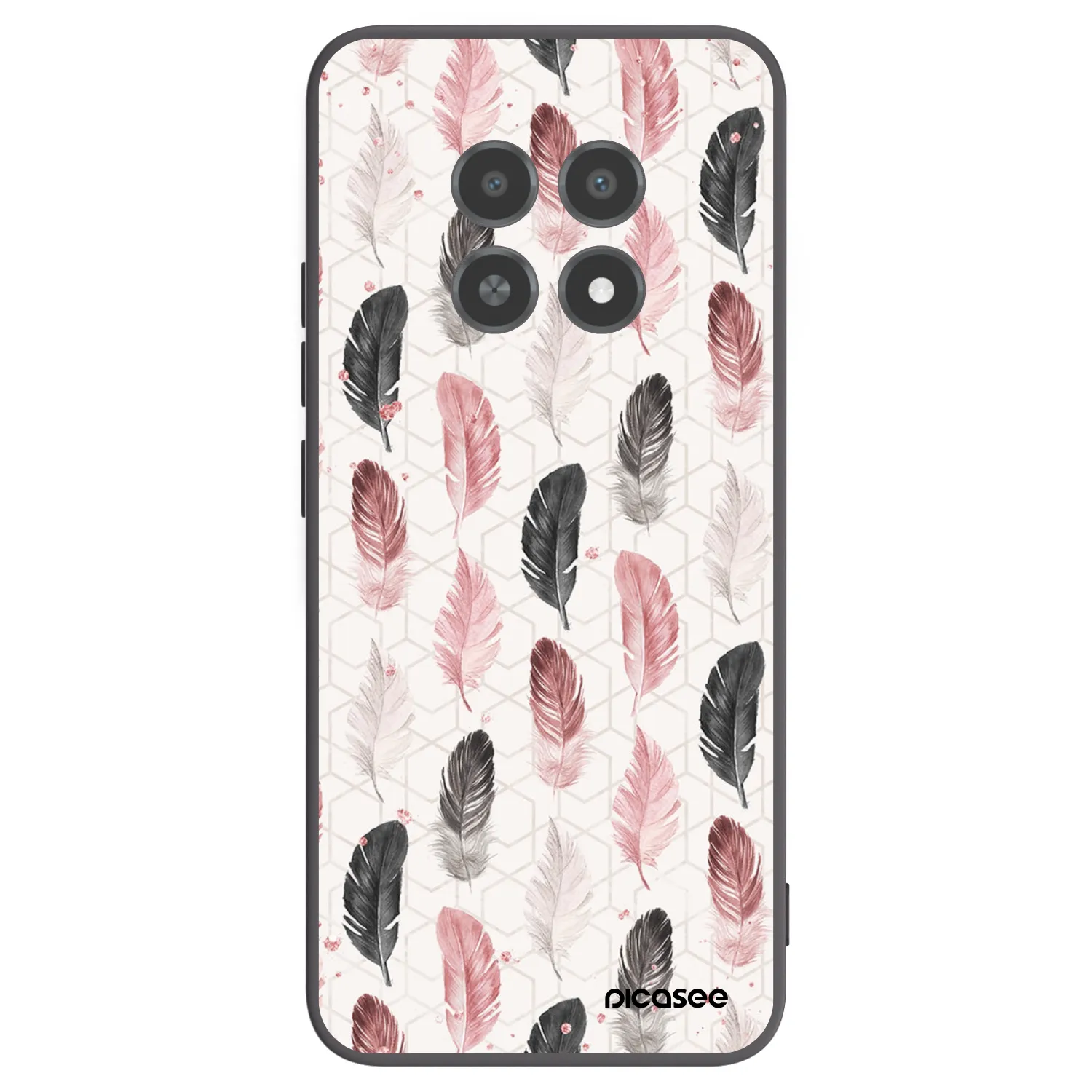 Picasee silikonowe czarne etui na Realme 12X - Feder 2