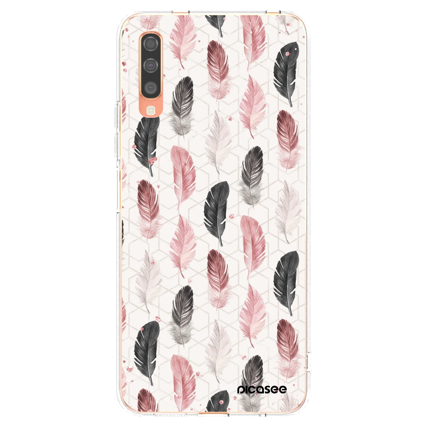 Picasee silikonowe przeźroczyste etui na Samsung Galaxy A70 A705F - Feder 2