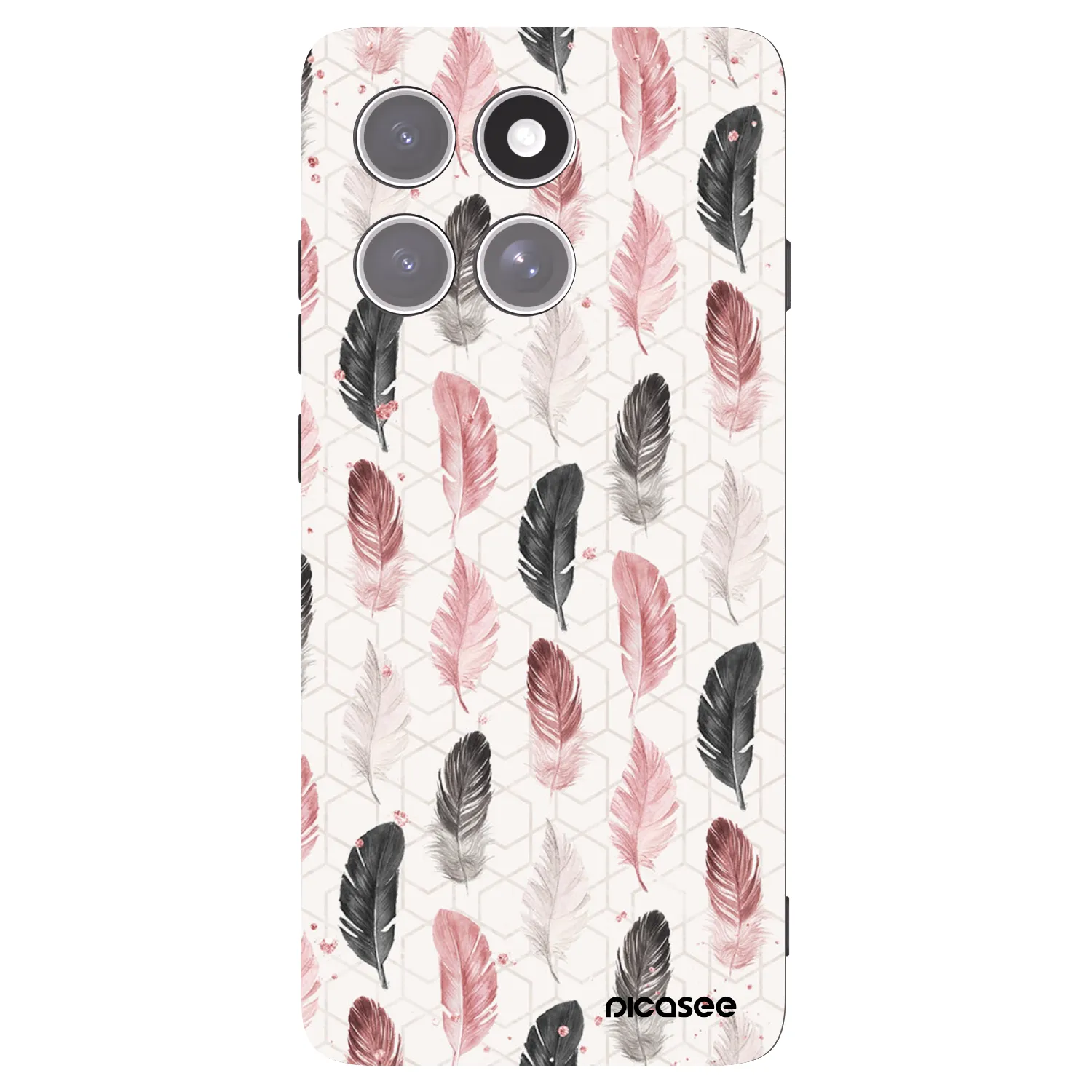 Picasee silikonowe czarne etui na Motorola Edge 60 Pro - Feder 2