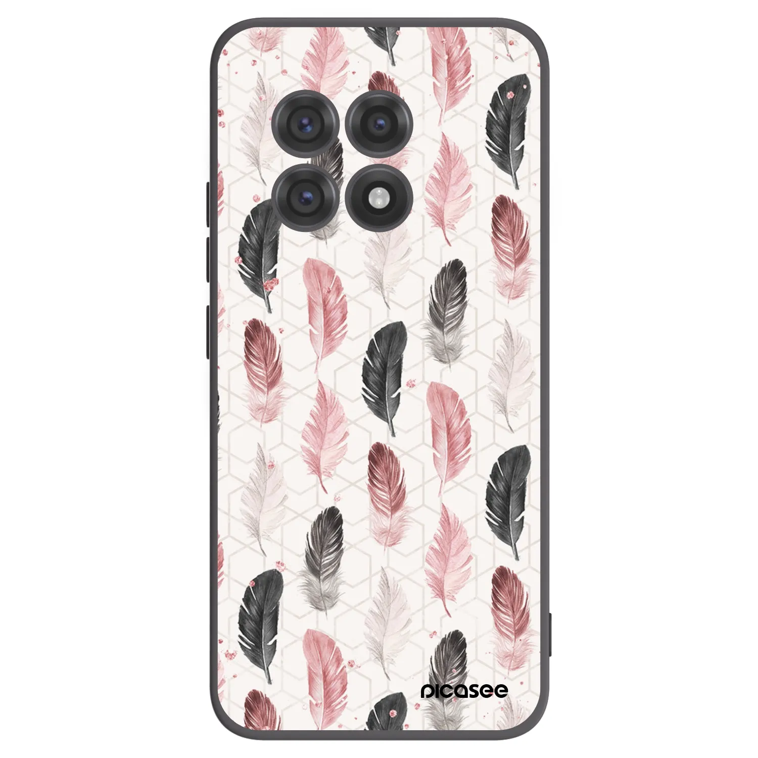 Picasee silikonowe czarne etui na OnePlus 13R 5G - Feder 2