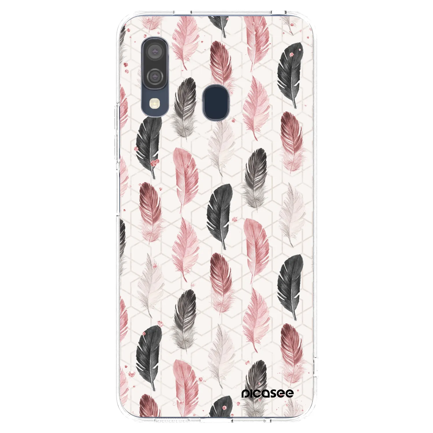 Picasee silikonowe przeźroczyste etui na Samsung Galaxy A40 A405F - Feder 2