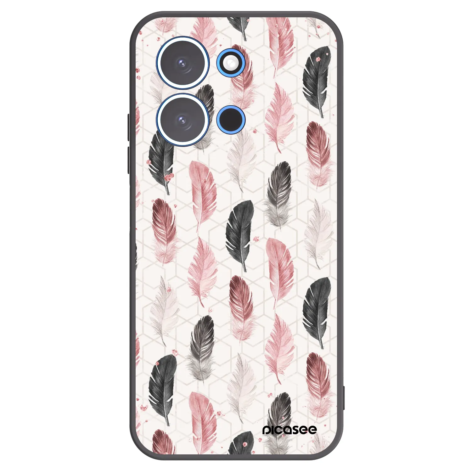 Picasee silikonowe czarne etui na Xiaomi Redmi 15C 4G - Feder 2