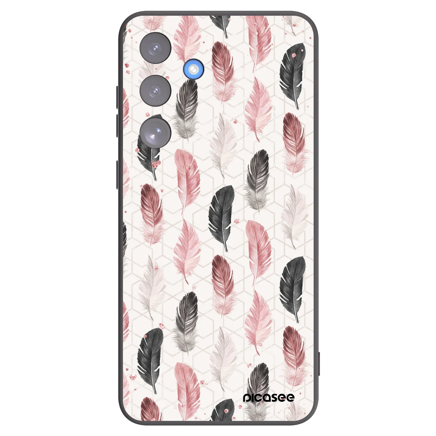Picasee silikonowe czarne etui na Samsung Galaxy S25 FE 5G - Feder 2
