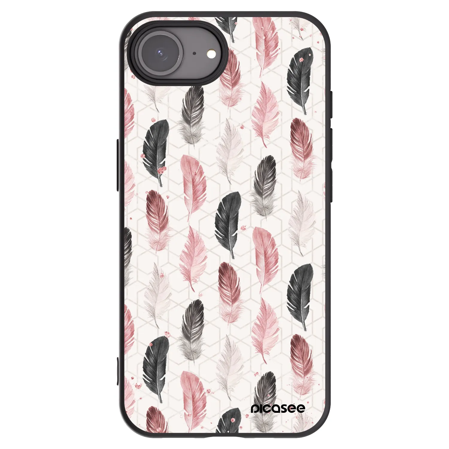 Picasee silikonowe czarne etui na Apple iPhone 17e - Feder 2