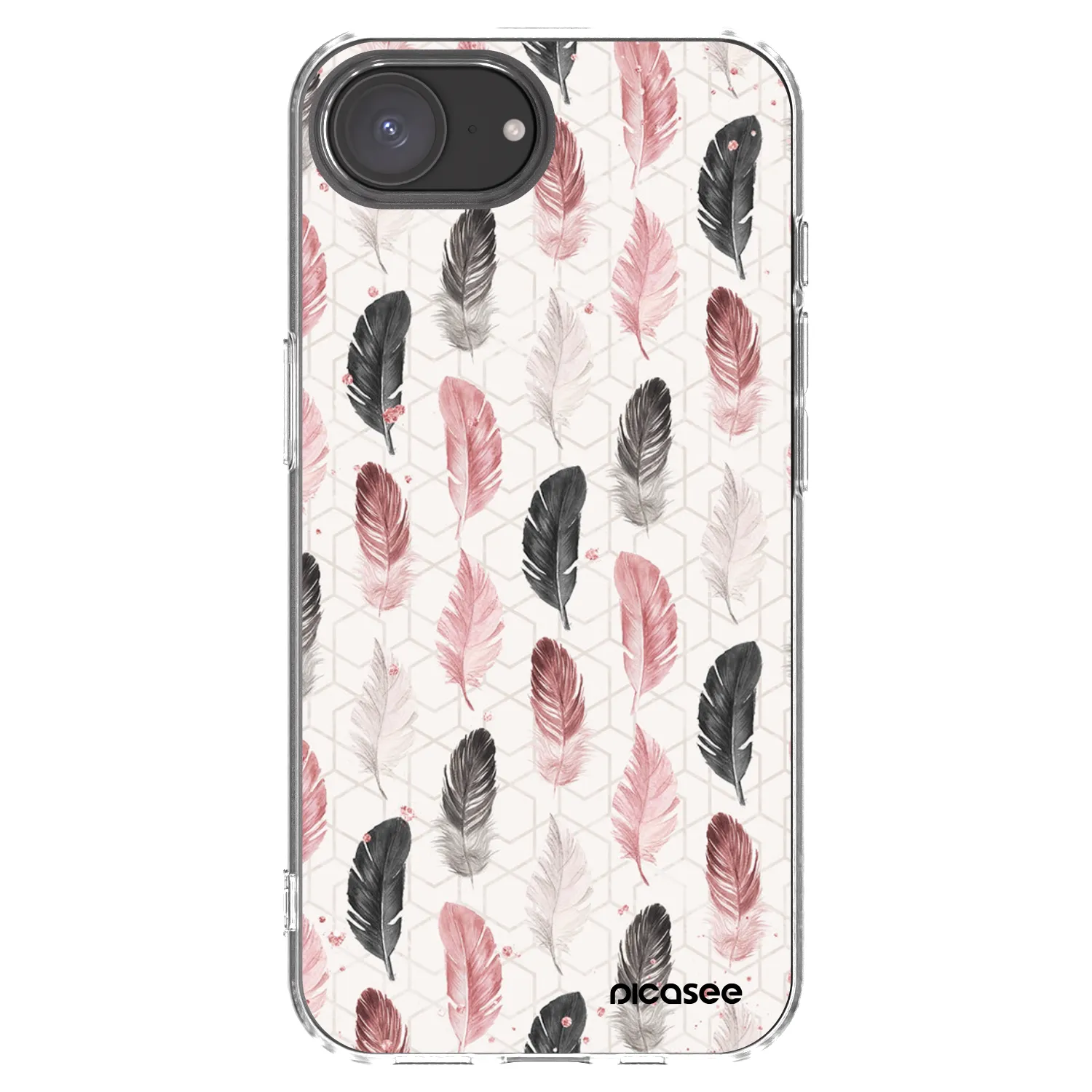 Picasee silikonowe przeźroczyste etui na Apple iPhone 17e - Feder 2