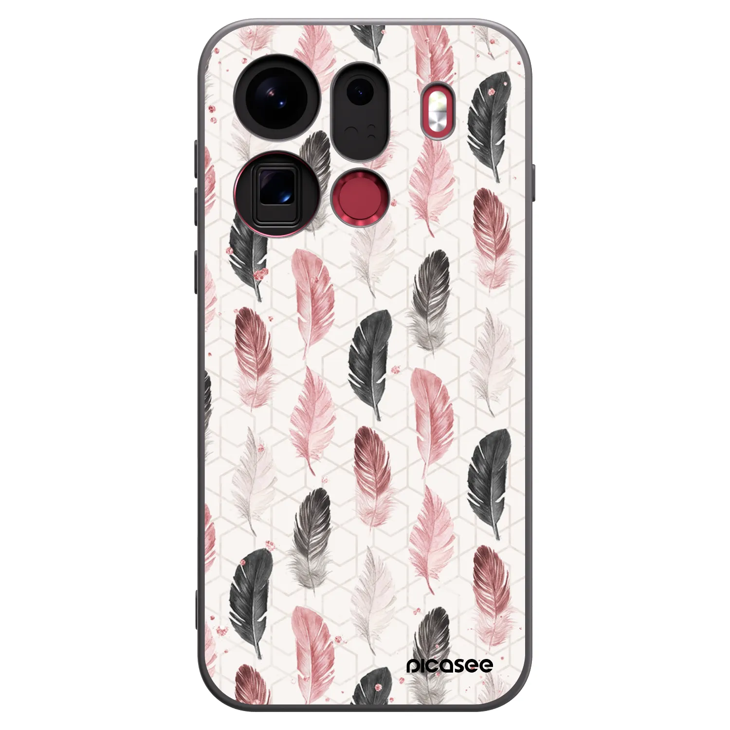 Picasee silikonowe czarne etui na OPPO Find X9 Pro - Feder 2