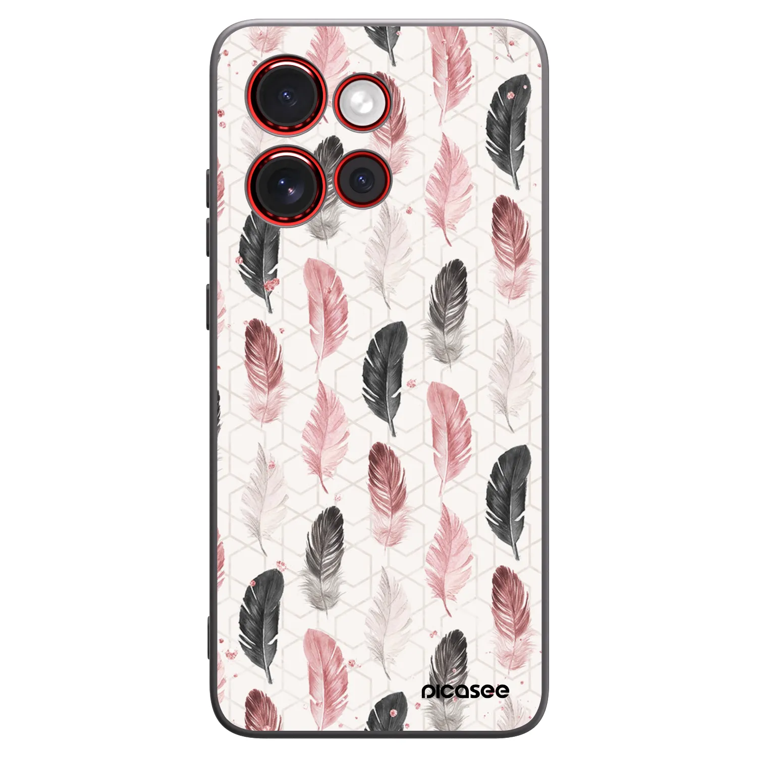 Picasee silikonowe czarne etui na Motorola Edge 60 Neo 5G - Feder 2
