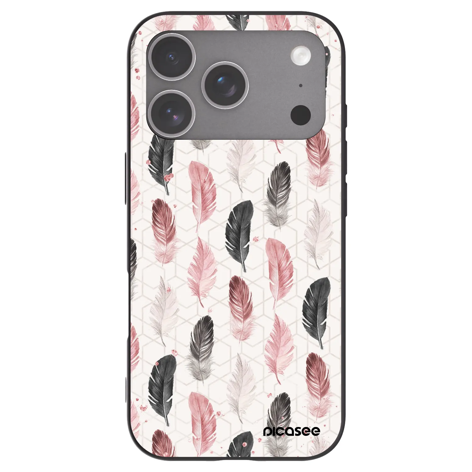 Picasee silikonowe czarne etui na Apple iPhone 18 Pro - Feder 2