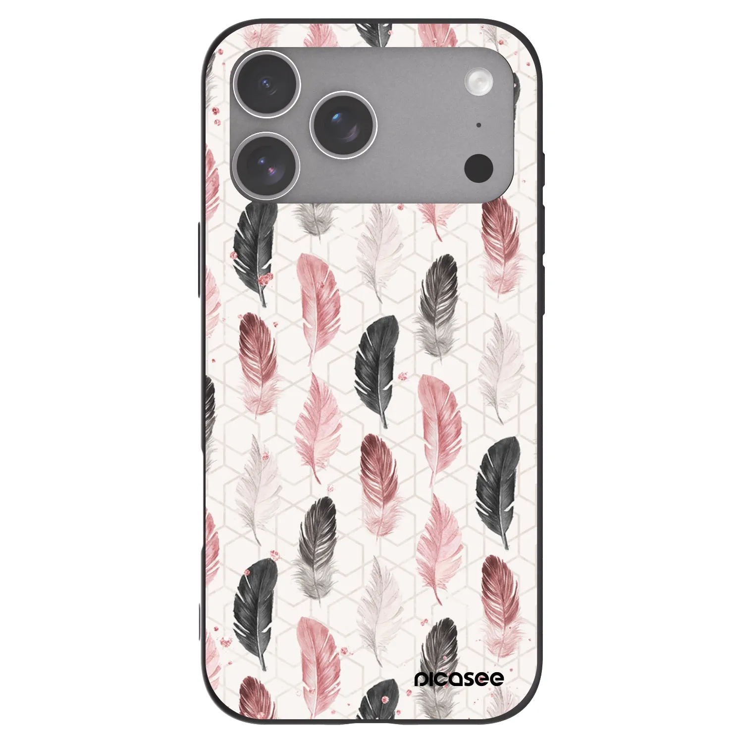Picasee silikonowe czarne etui na Apple iPhone 18 Pro Max - Feder 2