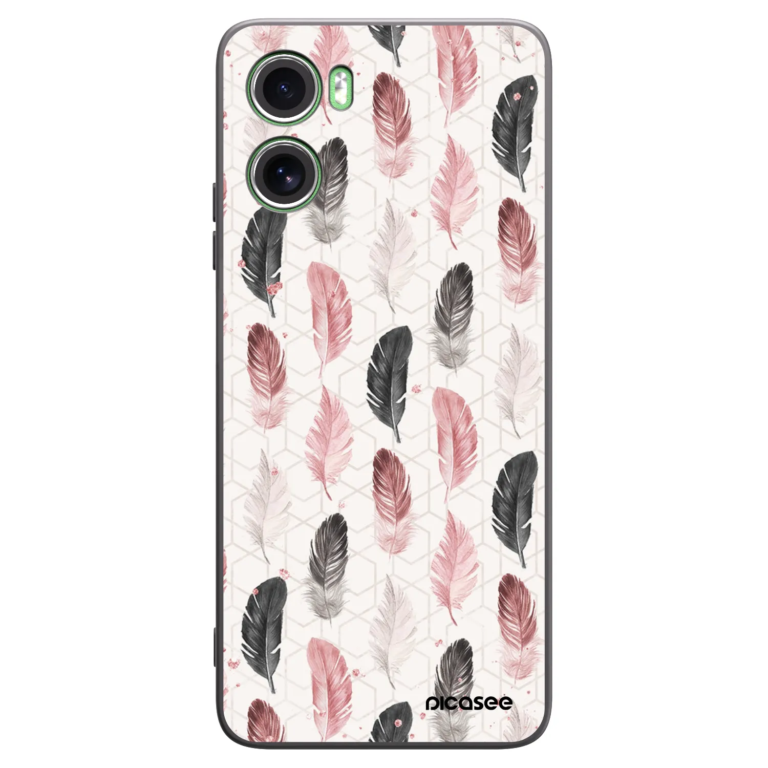 Picasee silikonowe czarne etui na Motorola Moto G06 - Feder 2