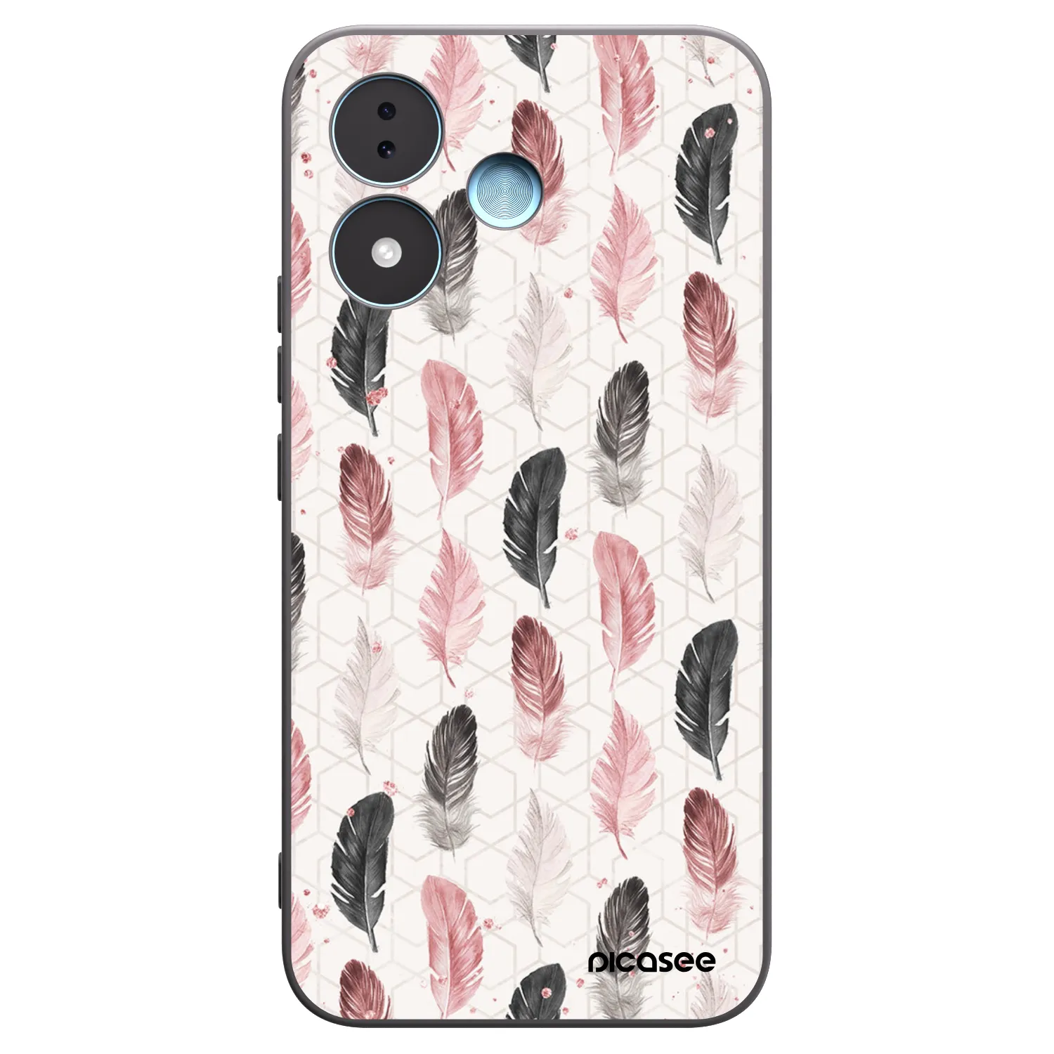 Picasee silikonowe czarne etui na Xiaomi Redmi Note 17 5G - Feder 2