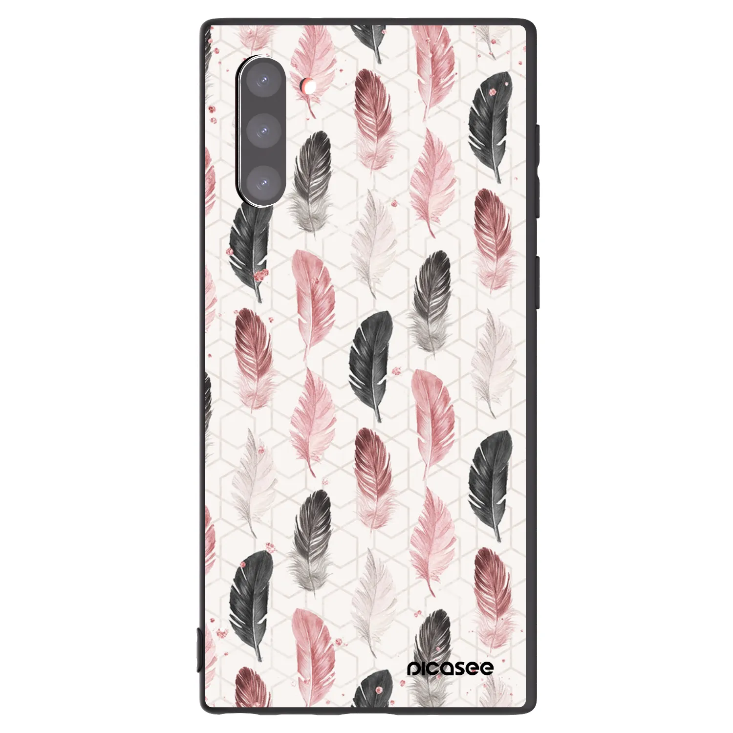 Picasee silikonowe czarne etui na Samsung Galaxy Note 10 N970F - Feder 2