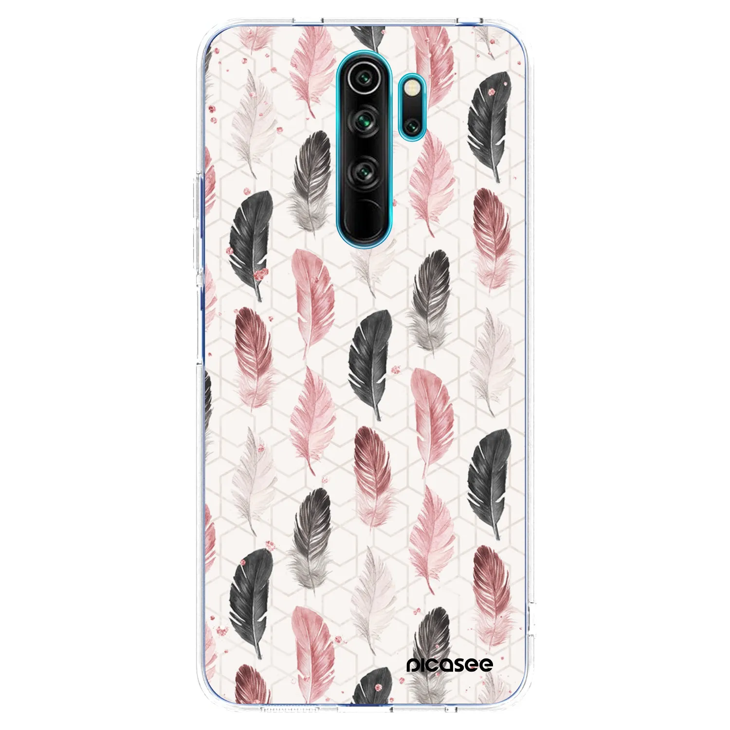 Picasee silikonowe przeźroczyste etui na Xiaomi Redmi Note 8 Pro - Feder 2