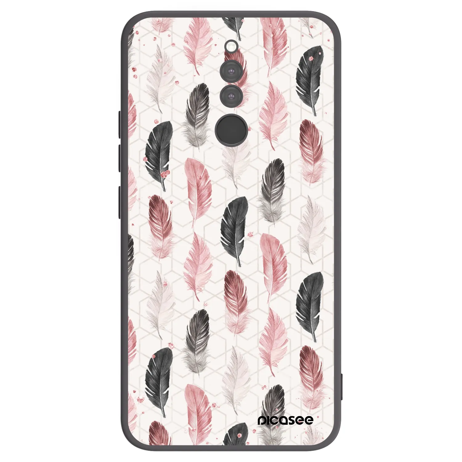 Picasee silikonowe czarne etui na Xiaomi Redmi 8 - Feder 2