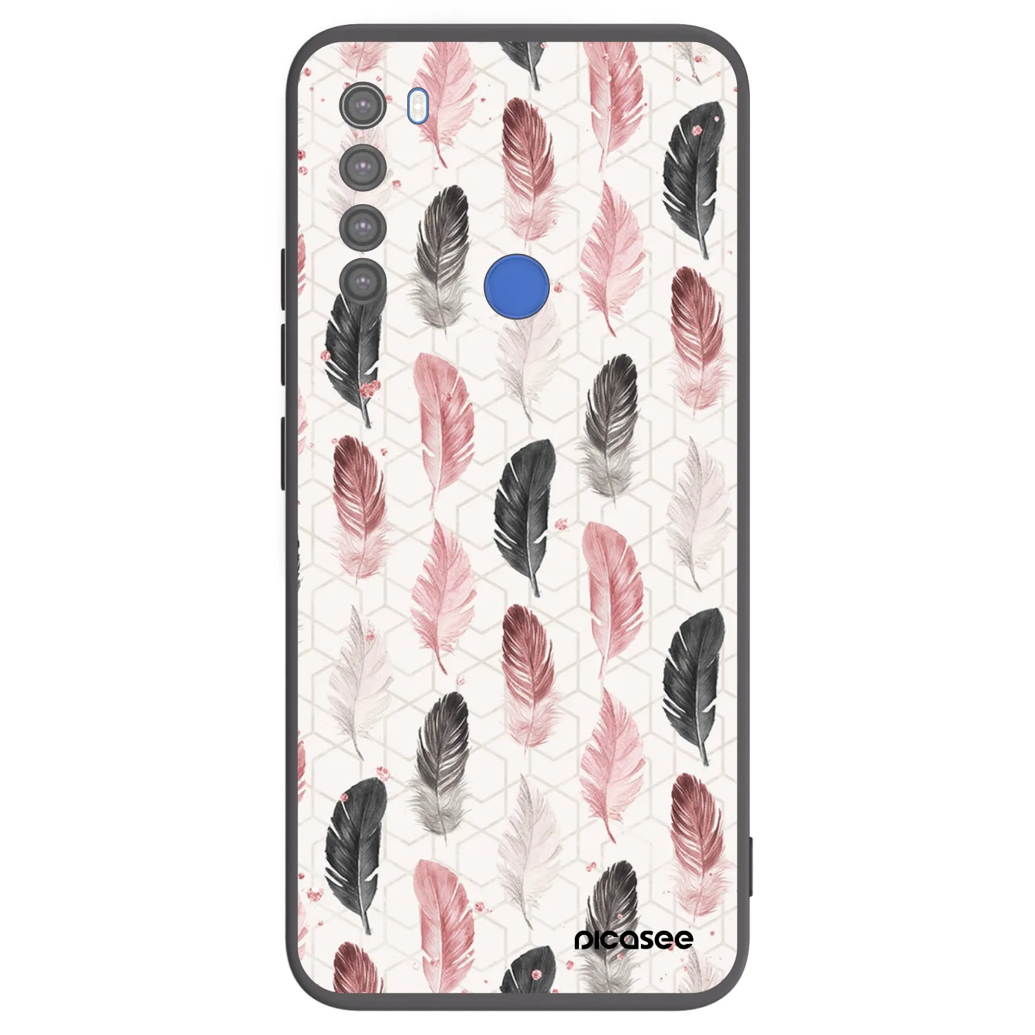 Picasee silikonowe czarne etui na Xiaomi Redmi Note 8T - Feder 2