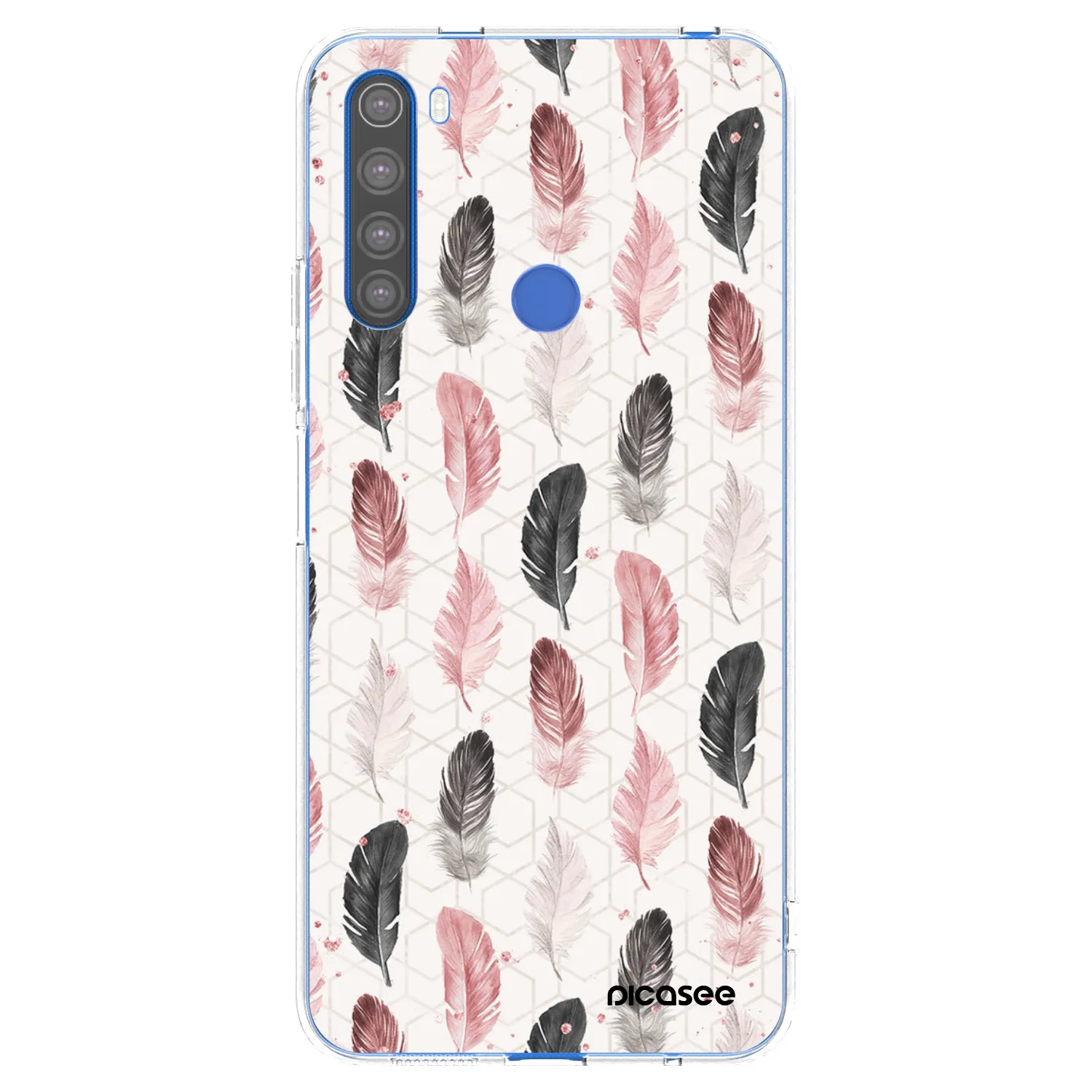 Picasee silikonowe przeźroczyste etui na Xiaomi Redmi Note 8T - Feder 2