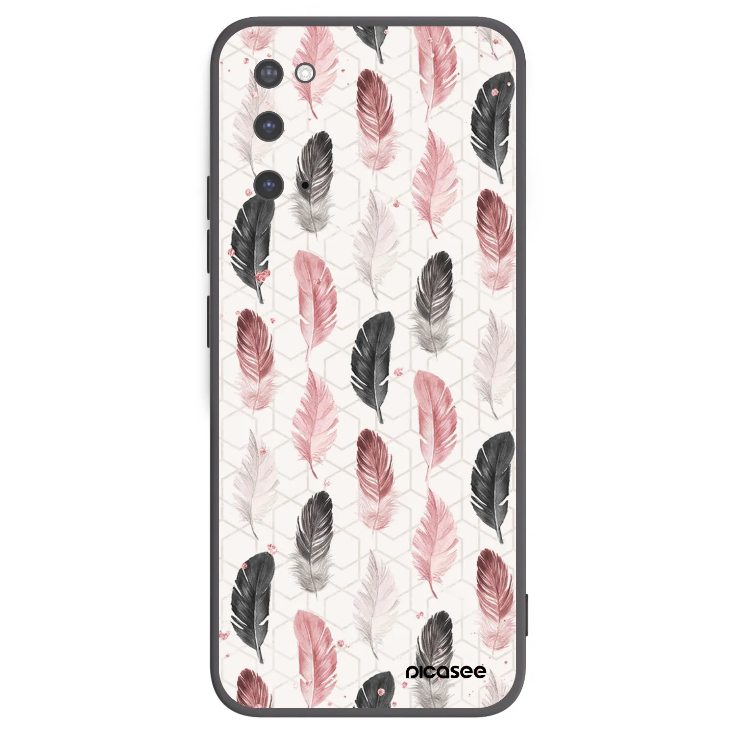 Picasee silikonowe czarne etui na Samsung Galaxy S20 G980F - Feder 2