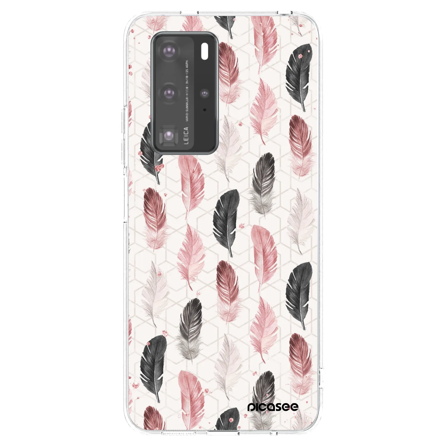 Picasee silikonowe przeźroczyste etui na Huawei P40 Pro - Feder 2