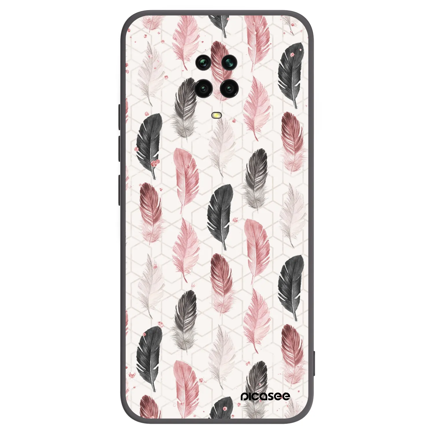 Picasee silikonowe czarne etui na Xiaomi Redmi Note 9 Pro - Feder 2