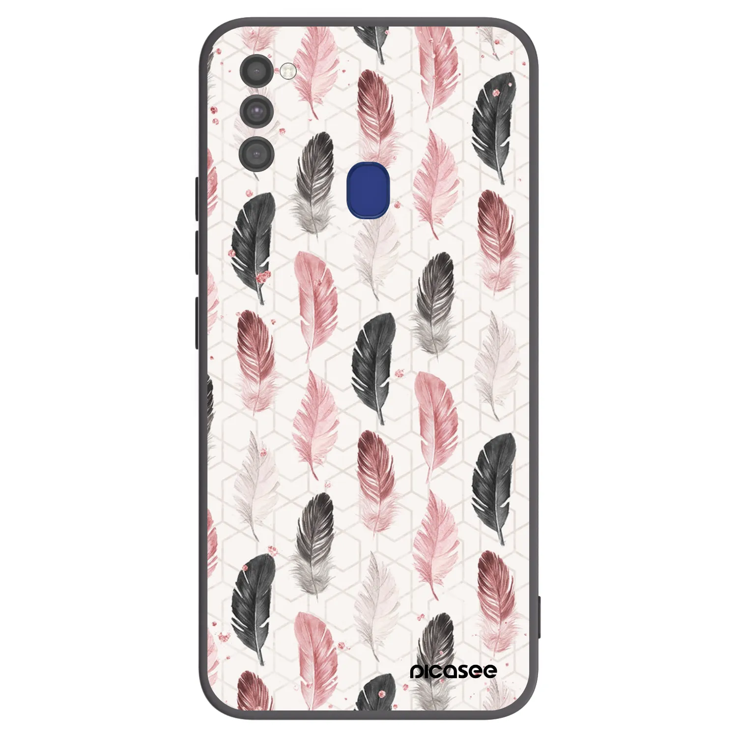 Picasee silikonowe czarne etui na Samsung Galaxy M21 M215F - Feder 2