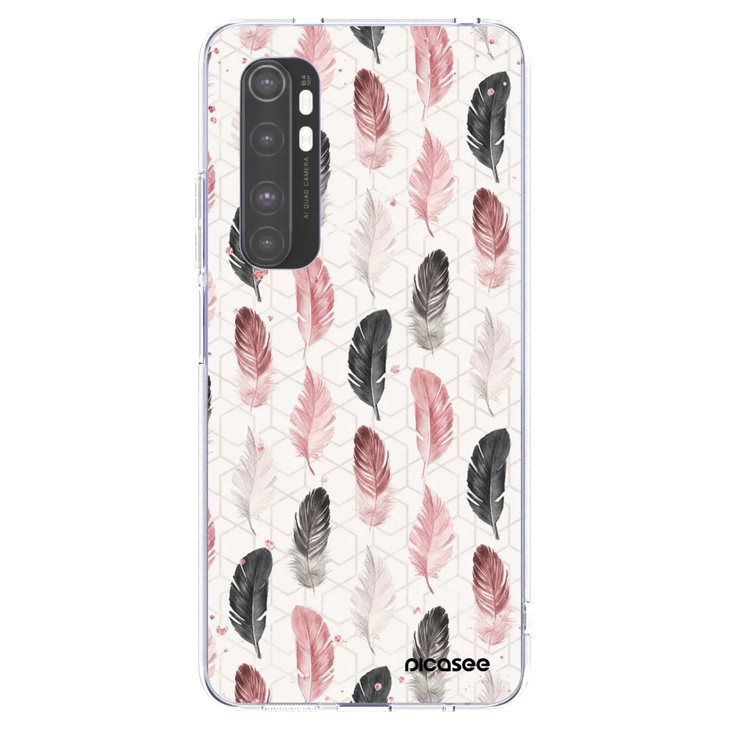 Picasee silikonowe przeźroczyste etui na Xiaomi Mi Note 10 Lite - Feder 2