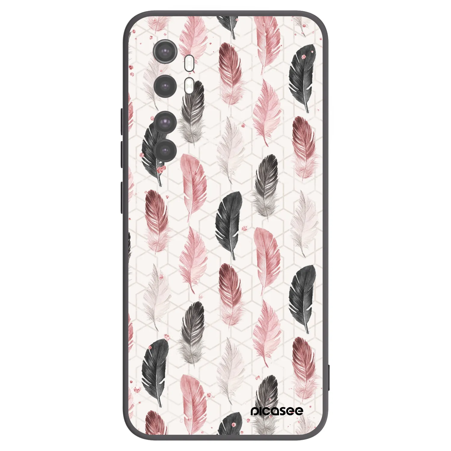 Picasee silikonowe czarne etui na Xiaomi Mi Note 10 Lite - Feder 2