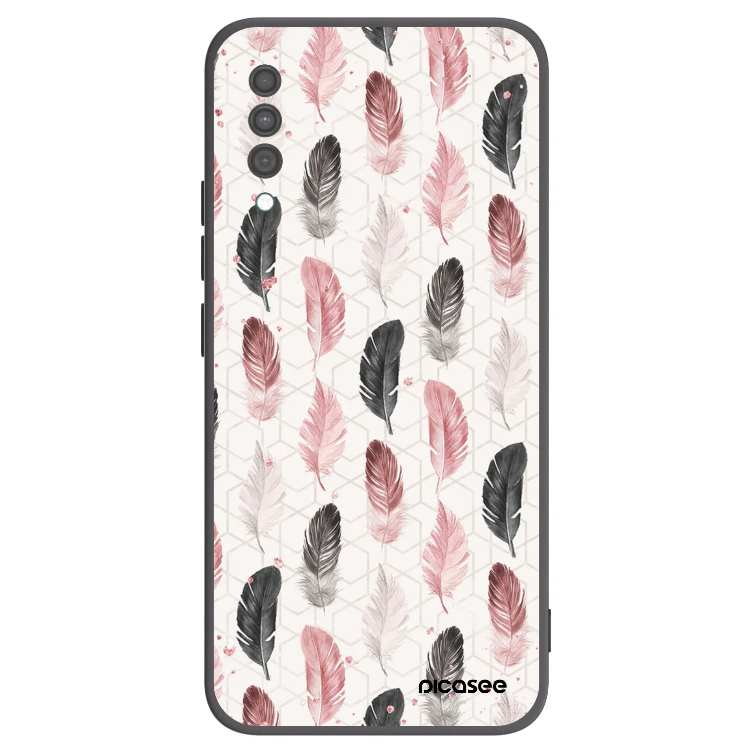 Picasee silikonowe czarne etui na Samsung Galaxy A30s A307F - Feder 2