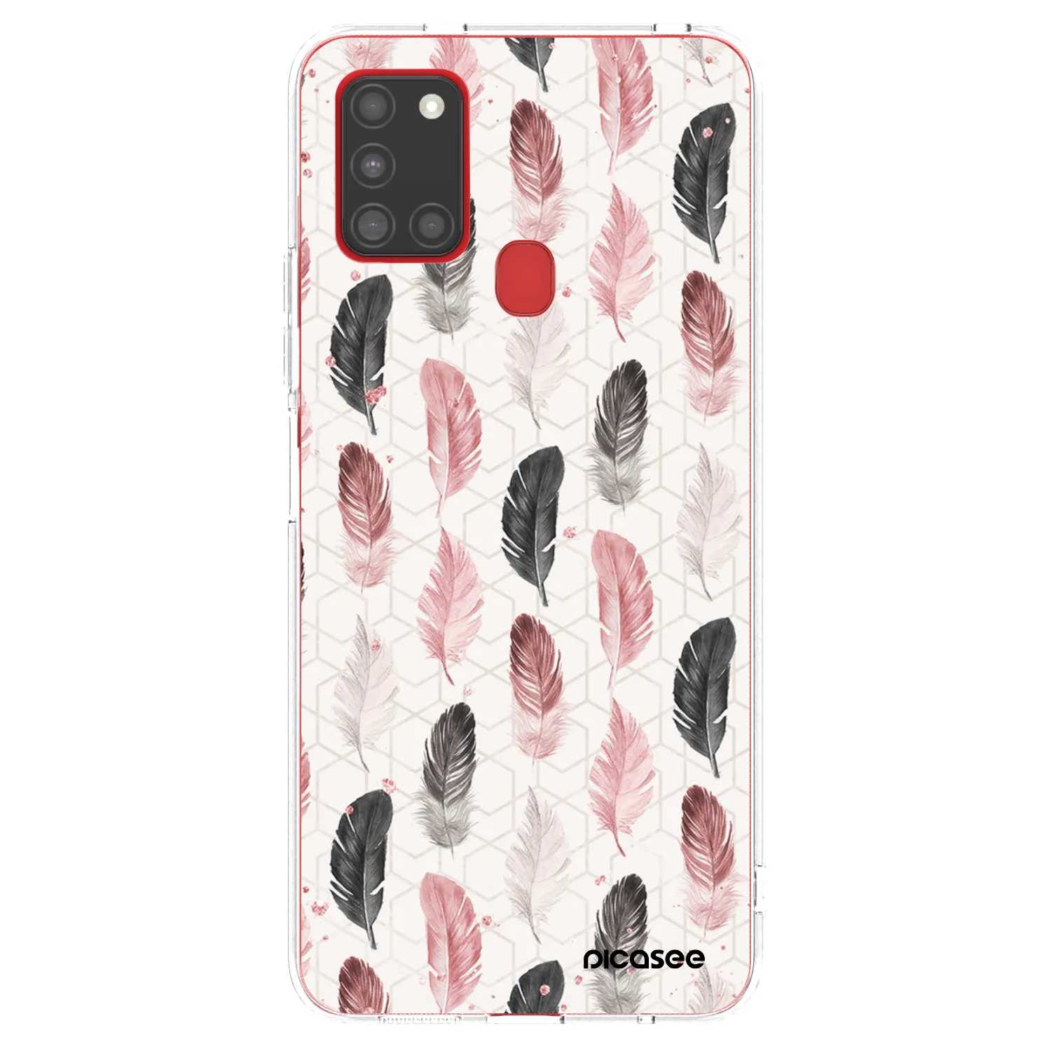 Picasee silikonowe przeźroczyste etui na Samsung Galaxy A21s - Feder 2