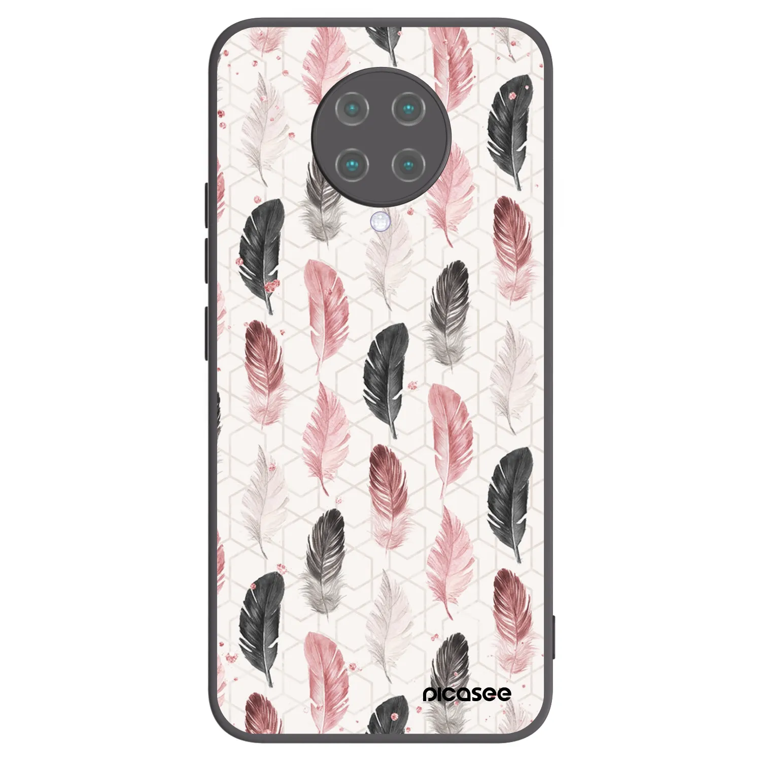 Picasee silikonowe czarne etui na Xiaomi Poco F2 Pro - Feder 2