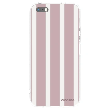 Picasee silikonowe przeźroczyste etui na Apple iPhone 5/5S/SE - Velvet sun