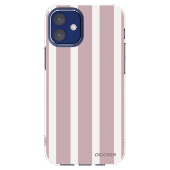 Picasee silikonowe przeźroczyste etui na Apple iPhone 12 mini - Velvet sun