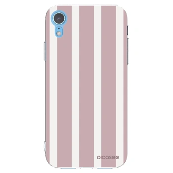 Picasee silikonowe przeźroczyste etui na Apple iPhone XR - Velvet sun