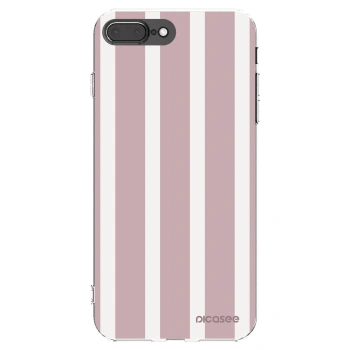 Picasee silikonowe przeźroczyste etui na Apple iPhone 8 Plus - Velvet sun