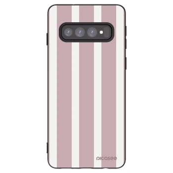 Picasee silikonowe czarne etui na Samsung Galaxy S10 G973 - Velvet sun