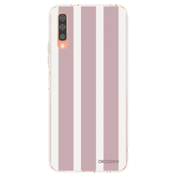 Picasee silikonowe przeźroczyste etui na Samsung Galaxy A70 A705F - Velvet sun