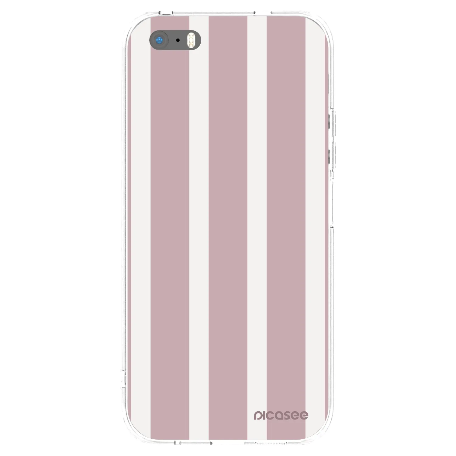 Picasee silikonowe przeźroczyste etui na Apple iPhone 5/5S/SE - Velvet sun