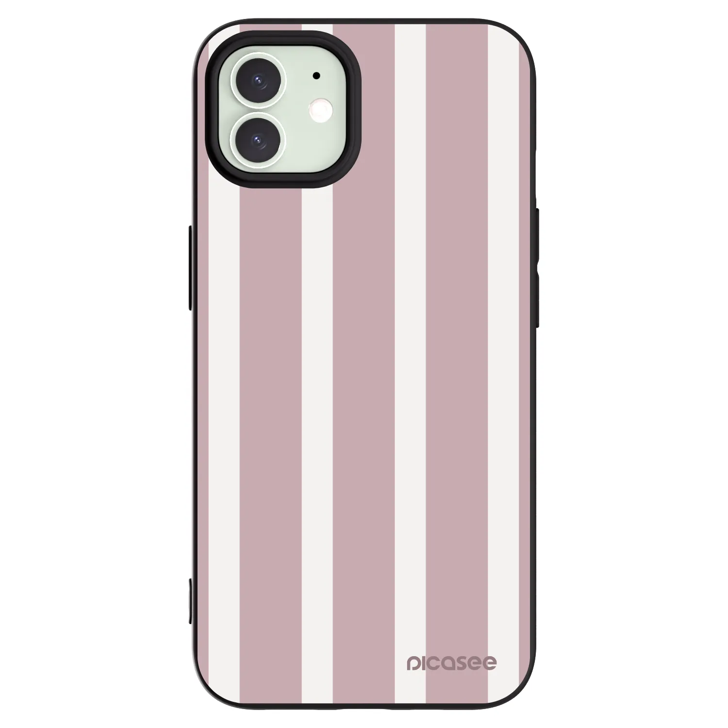 Picasee silikonowe czarne etui na Apple iPhone 12 - Velvet sun