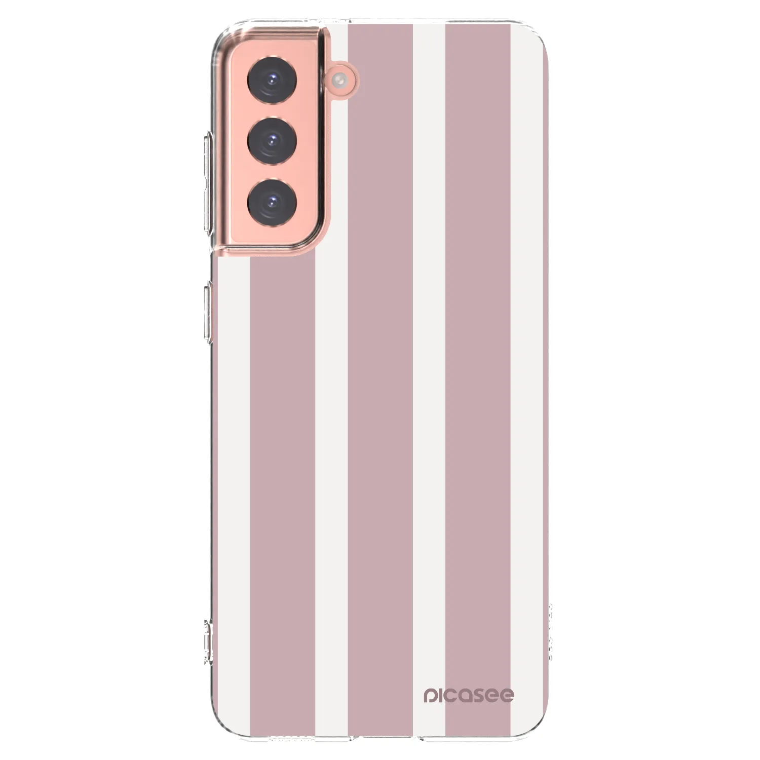 Picasee silikonowe przeźroczyste etui na Samsung Galaxy S21 5G G991B - Velvet sun