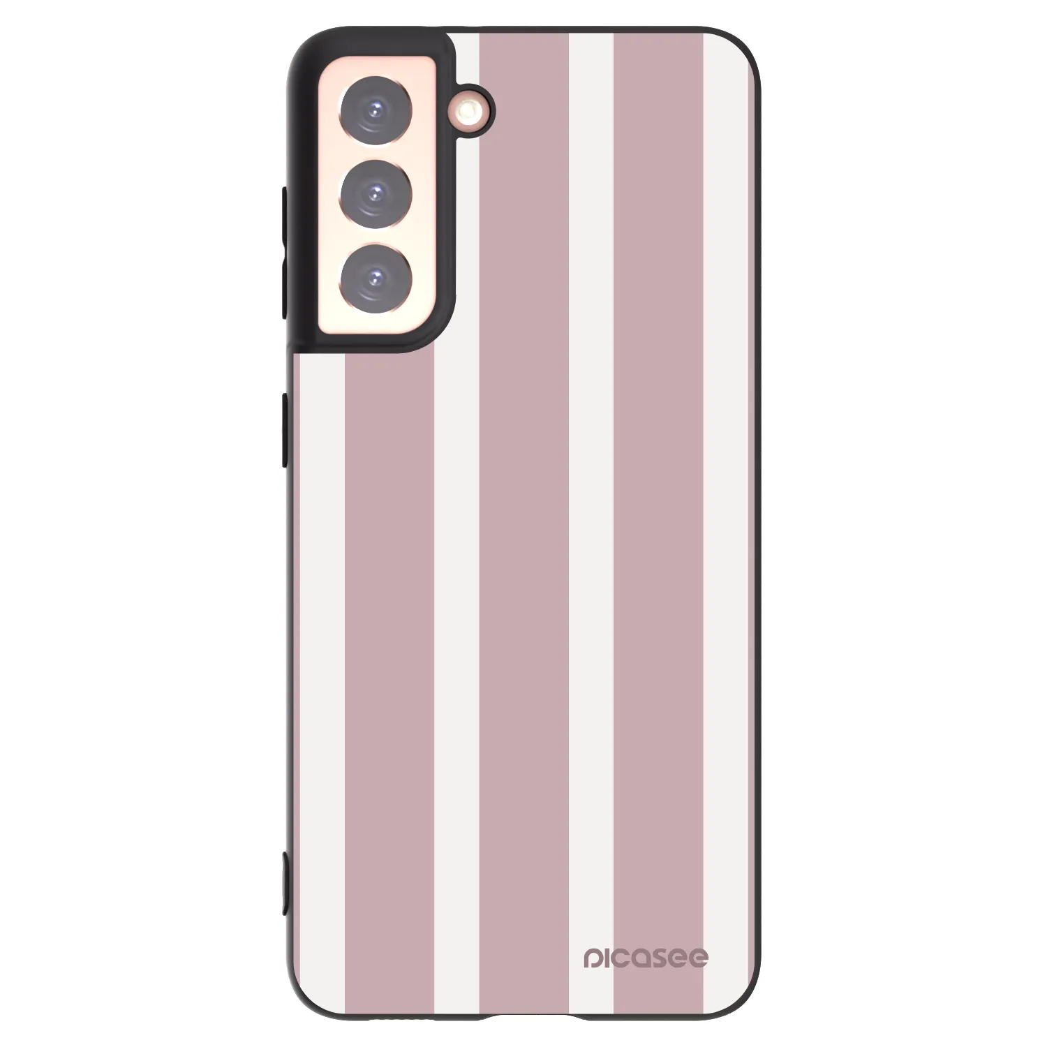 Picasee silikonowe czarne etui na Samsung Galaxy S21 5G G991B - Velvet sun