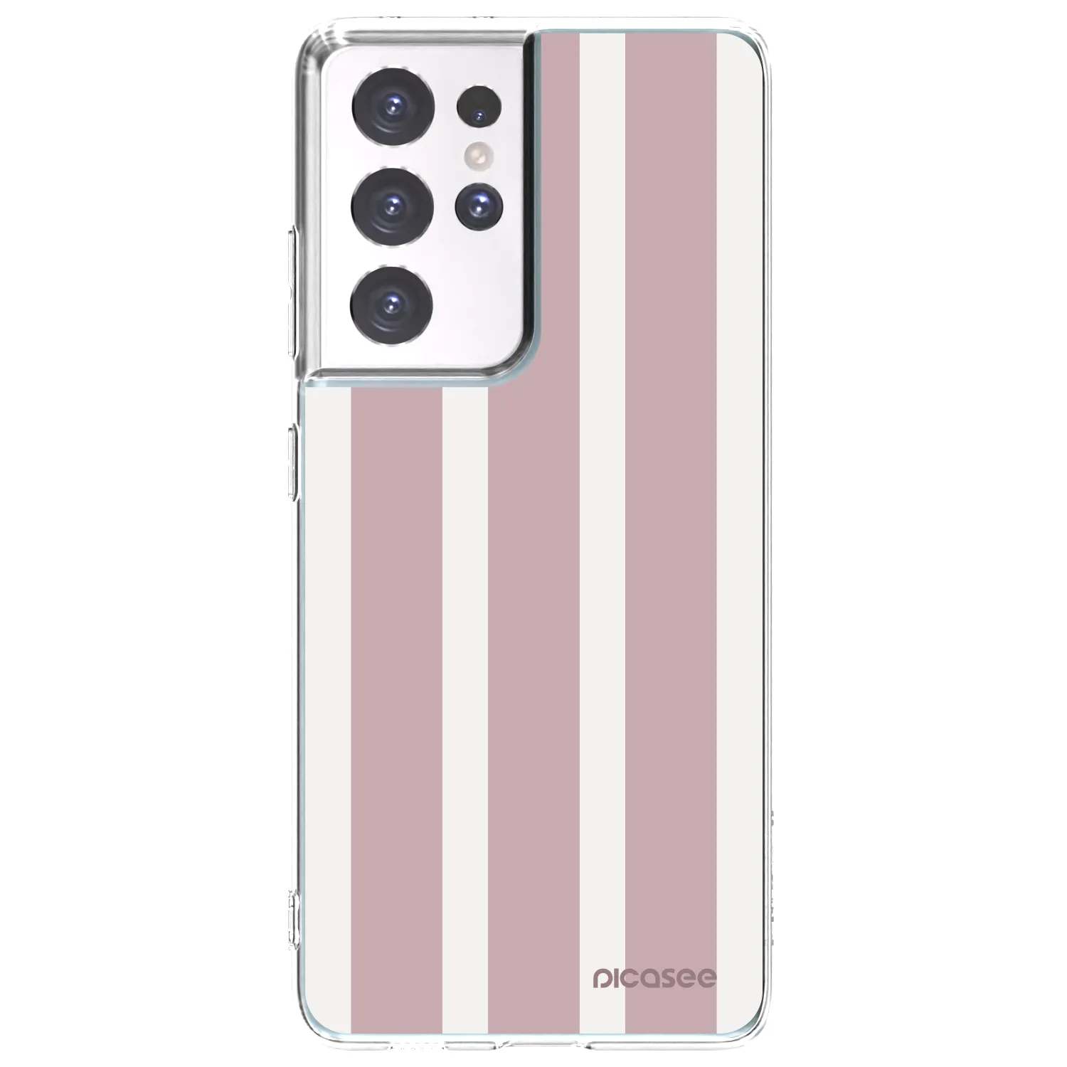 Picasee silikonowe przeźroczyste etui na Samsung Galaxy S21 Ultra 5G G998B - Velvet sun